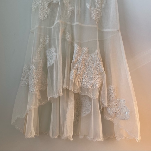 Vintage 90s Newport News Sheer Slip Dress - Picture 5 of 16